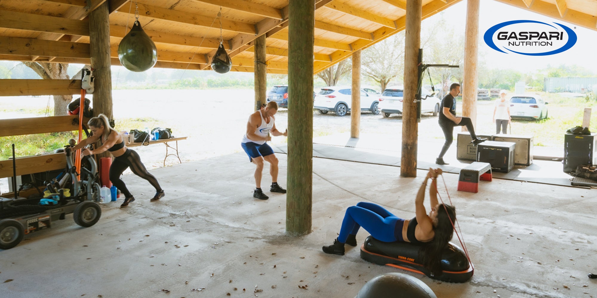 #TeamGaspari works out at Kinetic Training in a TACTICAL PRECISION workout