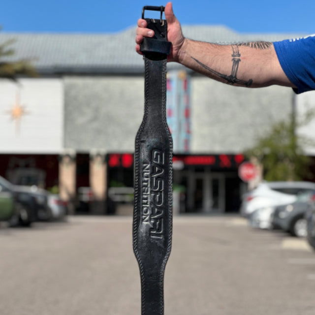 Gaspari - Genuine Leather Weight Belt + Beanie Bundle - Gaspari Nutrition