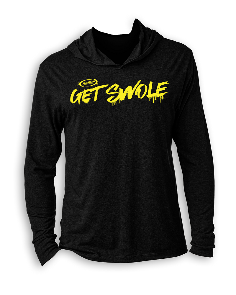 Get Swole Black Lightweight Hoodie