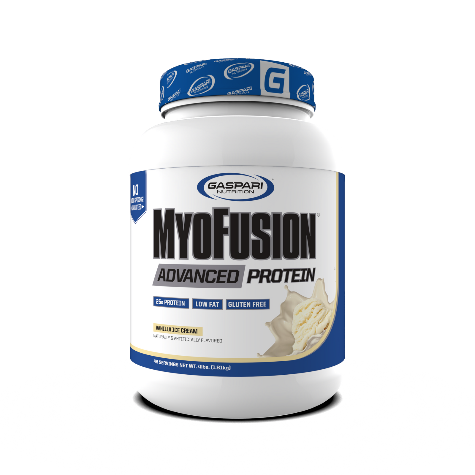 MyoFusion Advanced Protein - Cookies and Cream flavor, presenting a fun option in the protein blend variety.