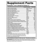 supplement label for  Anavite XT