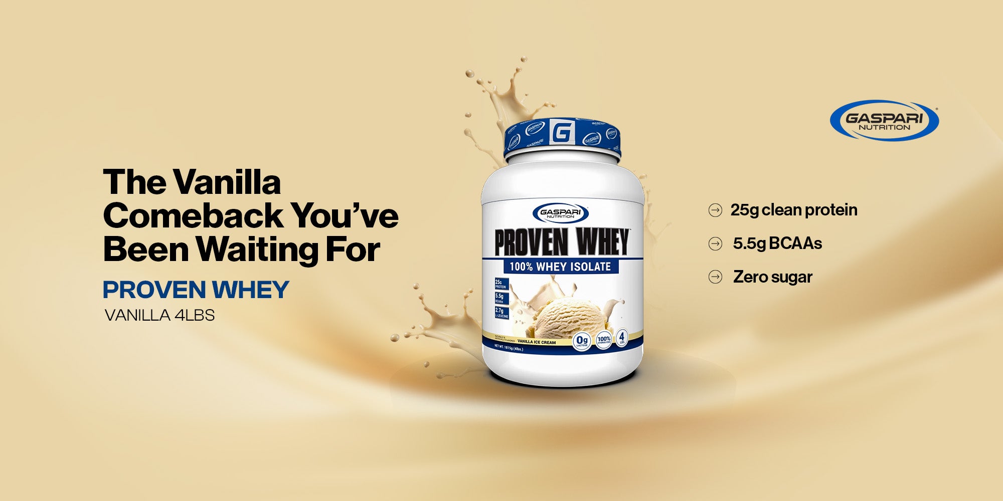 Proven Whey Vanilla - Back in stock