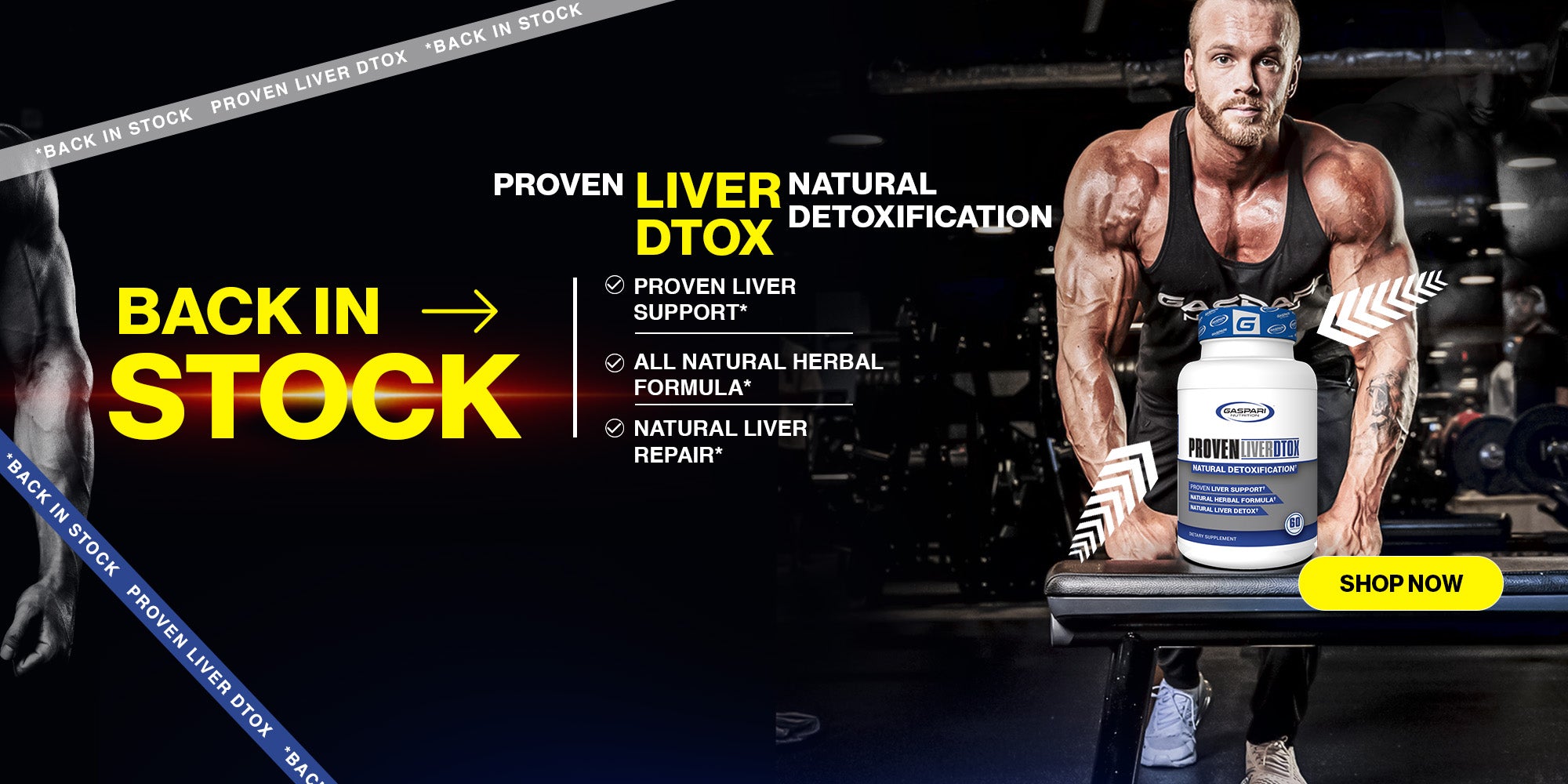 Proven Liver Dtox back in stock Gaspari Nutrition