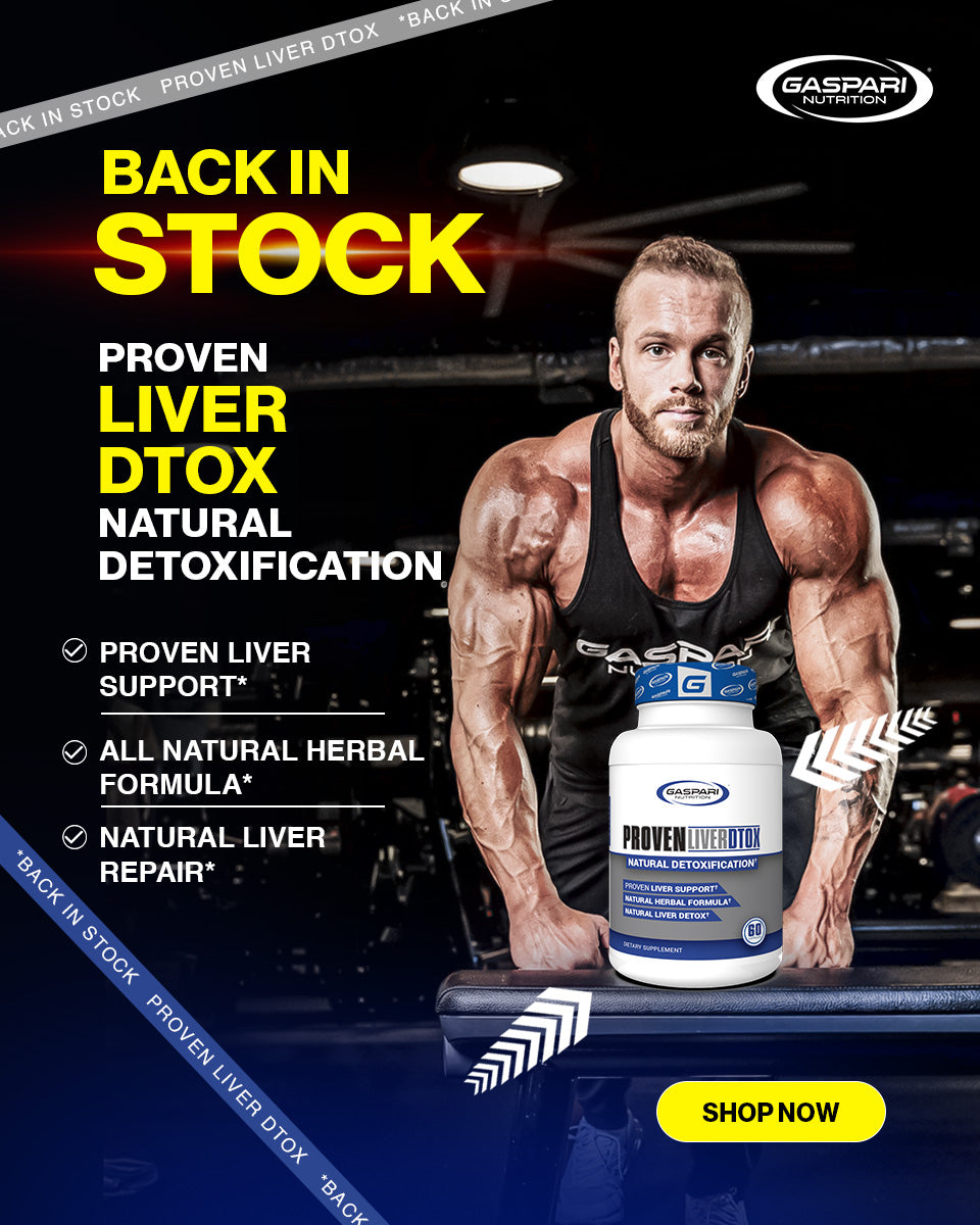 Proven Liver Dtox back in stock Gaspari Nutrition