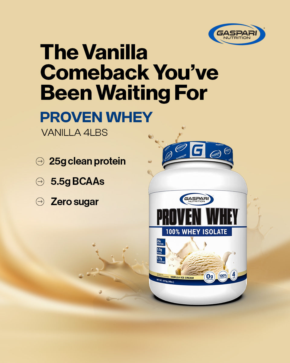 Proven Whey Vanilla - Back in stock
