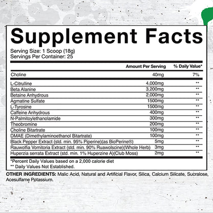 SuperPump Aggression - Next-Gen Pre-Workout