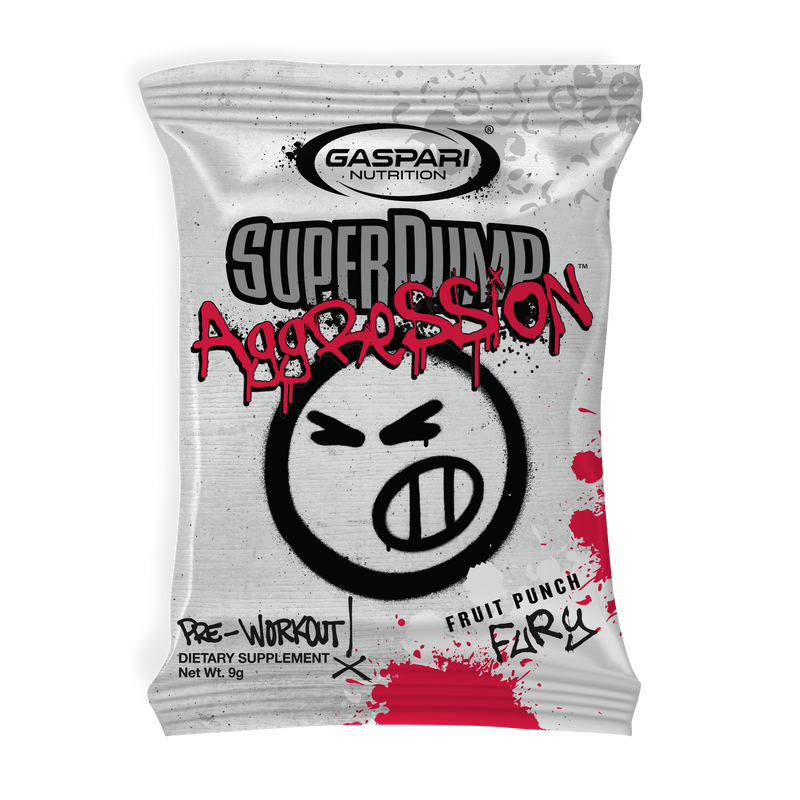 Pre-Workout SuperPump Aggression SampleBag w/9 Sachets