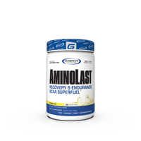 AminoLast Recovery & Endurance BCAA Superfuel container in Lemon Ice flavor, providing 30 servings for active lifestyles.
