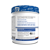 Gaspari Nutrition Bone Broth Collagen container with athletic performance focus, featuring natural chocolate flavor and highlighting immune system, joint and digestive health benefits.