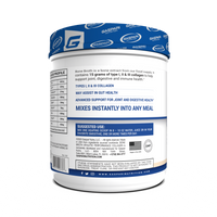 Gaspari Nutrition Bone Broth Collagen container in vanilla flavor, emphasizing its support for immune health, joints, and digestion in athletic routines.