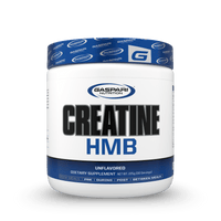 Gaspari Nutrition Creatine HMB supplement container. 