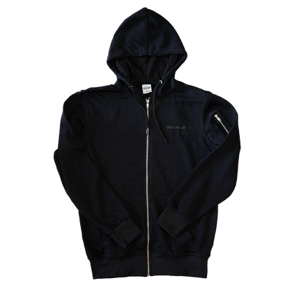 Gaspari - Athletic Slim-Fit Zipper Hoodie (Black) - Gaspari Nutrition - #tag1# - #tag2# - #tag3# - #tag4#