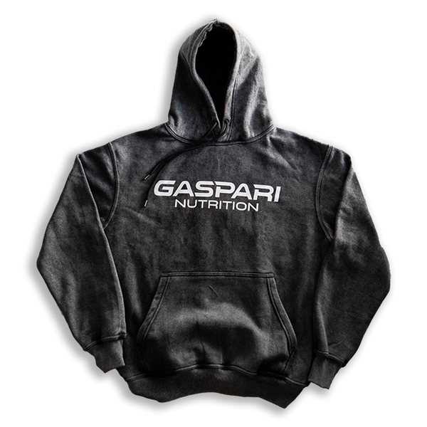 Gaspari Acid Wash Hoodie Black Gaspari Nutrition