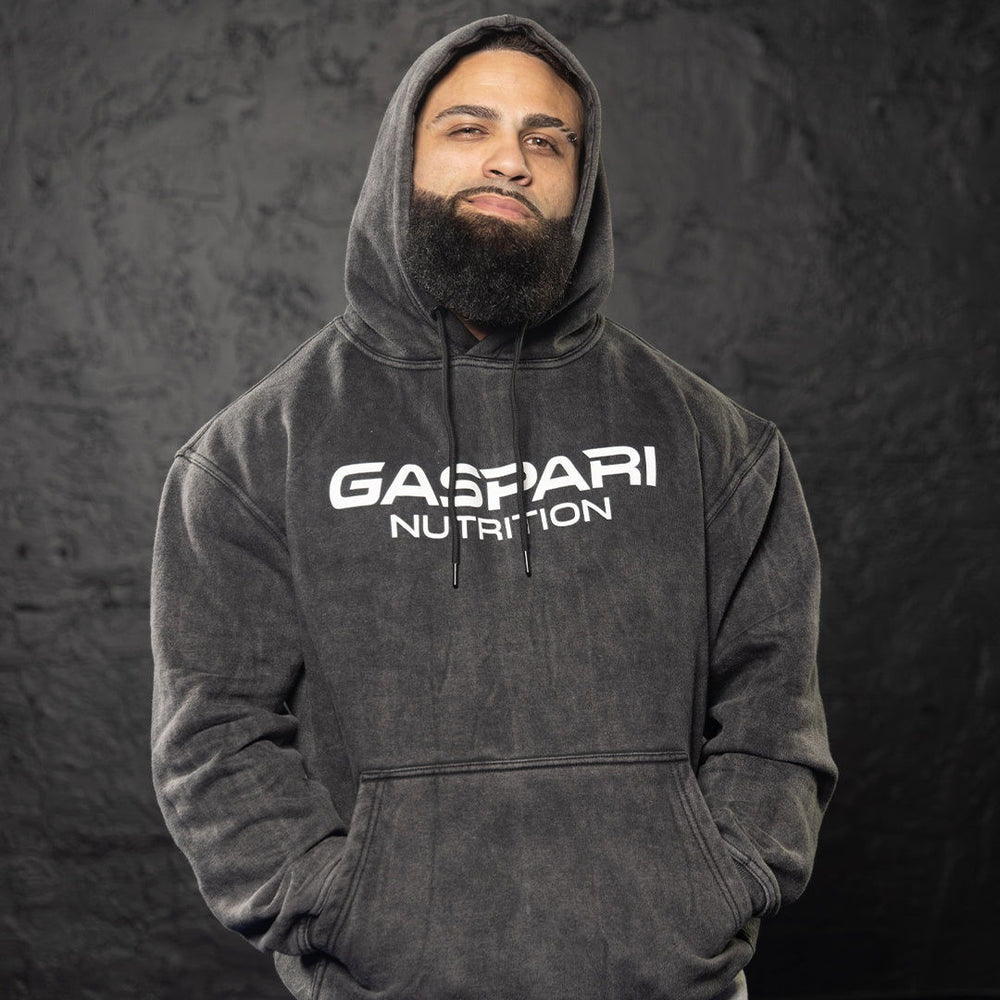 Gaspari Acid Wash Black Hoodie | Stylish & Comfortable – Gaspari ...