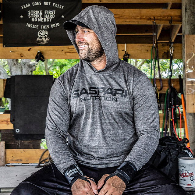 Gaspari Lightweight Hoodie - Charcoal - Gaspari Nutrition - #tag1# - #tag2# - #tag3# - #tag4#