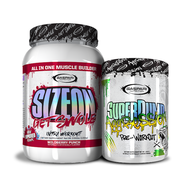 Get Swole Stack with SizeOn and SuperPump Aggression designed for maximum performance.