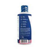 Side view of the sour watermelon flavored Liquid Carnitine 3000, showcasing its formulation for enhanced workout performance.