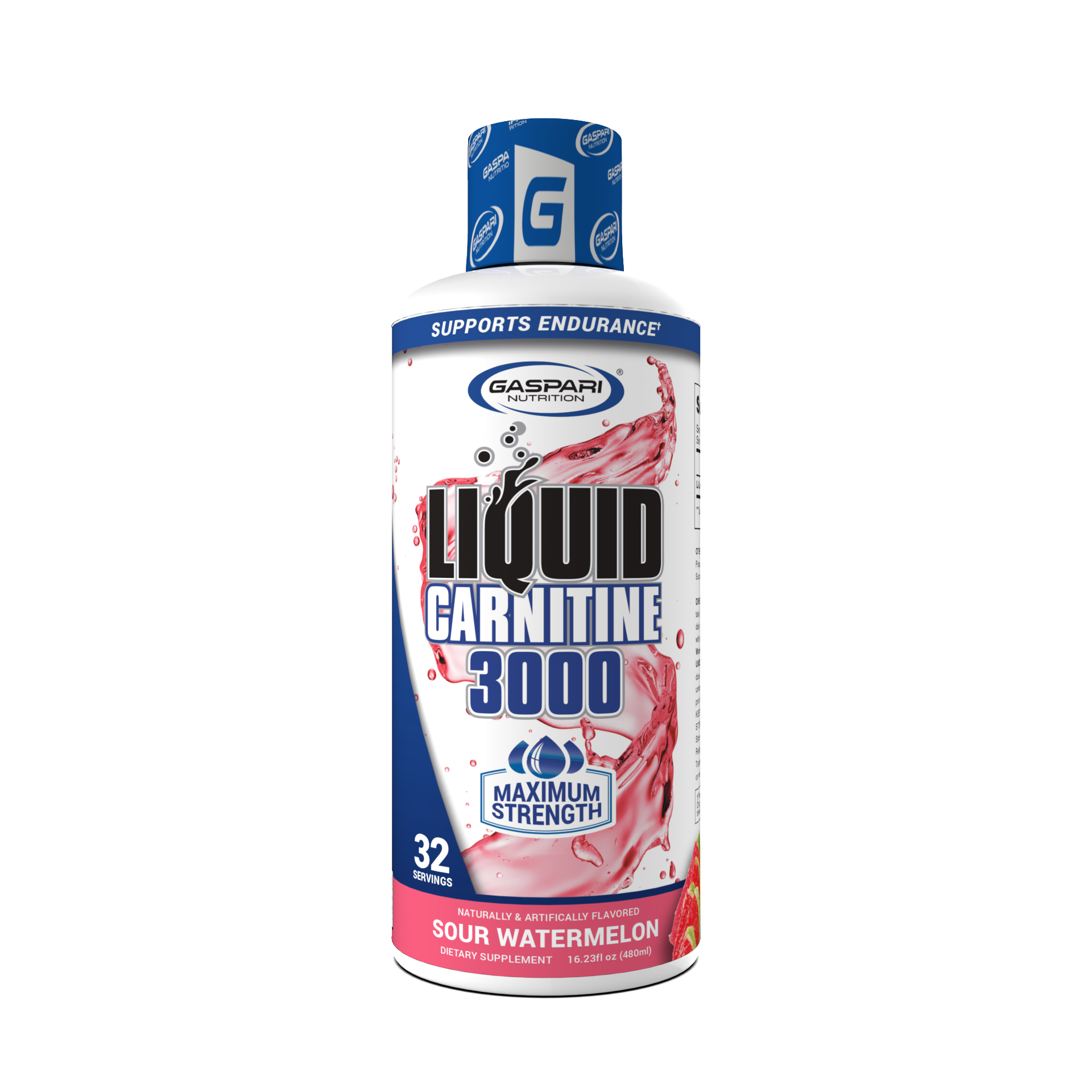 Gaspari Nutrition Liquid Carnitine 3000 Sour Watermelon 16 fl oz Gaspari Nutrition Liquid Carnitine 3000 Sour Watermelon 16 fl oz