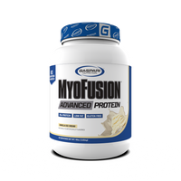 MyoFusion Advanced Protein - Cookies and Cream flavor, presenting a fun option in the protein blend variety.