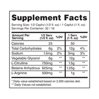 Back of Proven Pump bottle showing directions for use, emphasizing the need to shake well before consumption.