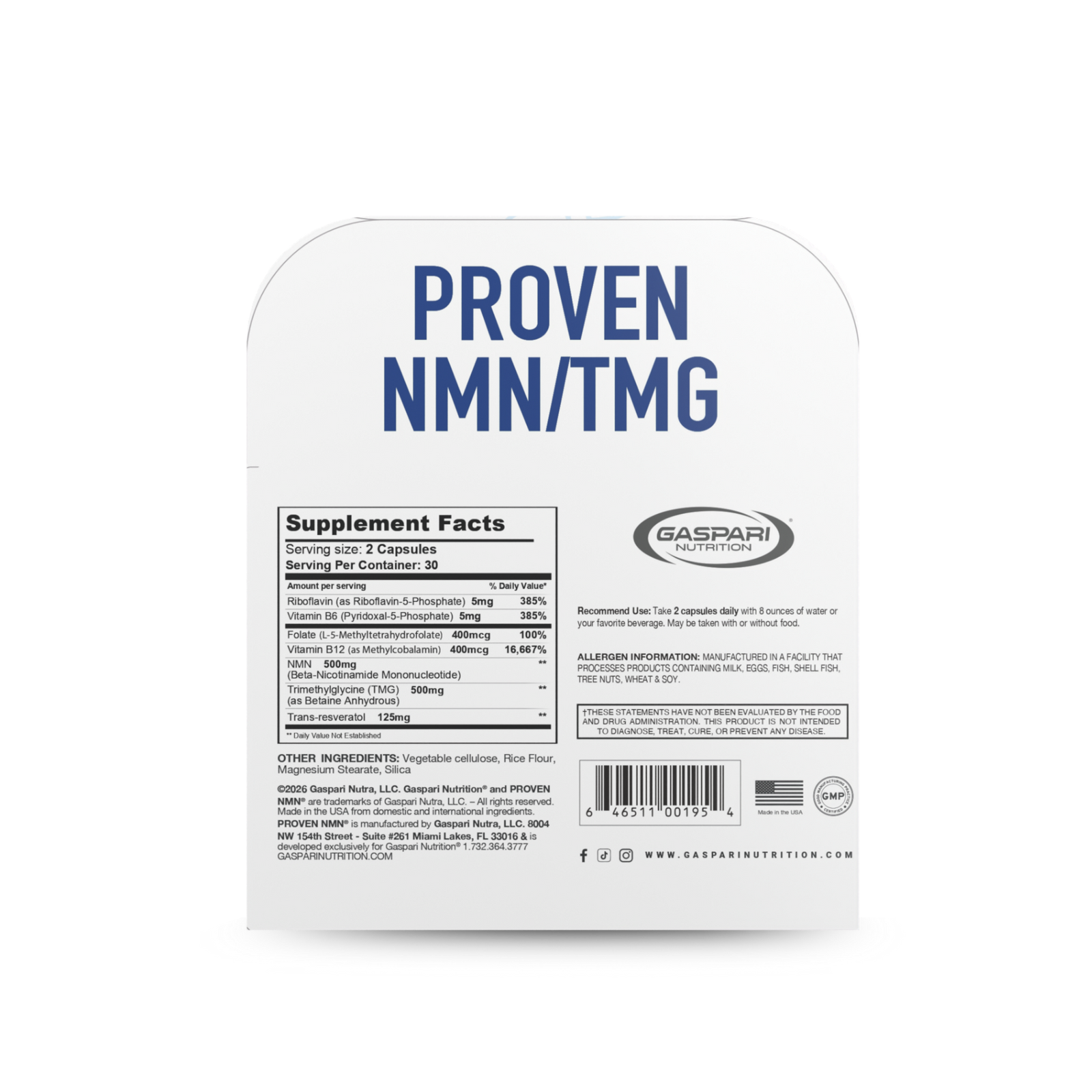 Proven NMN+TMG