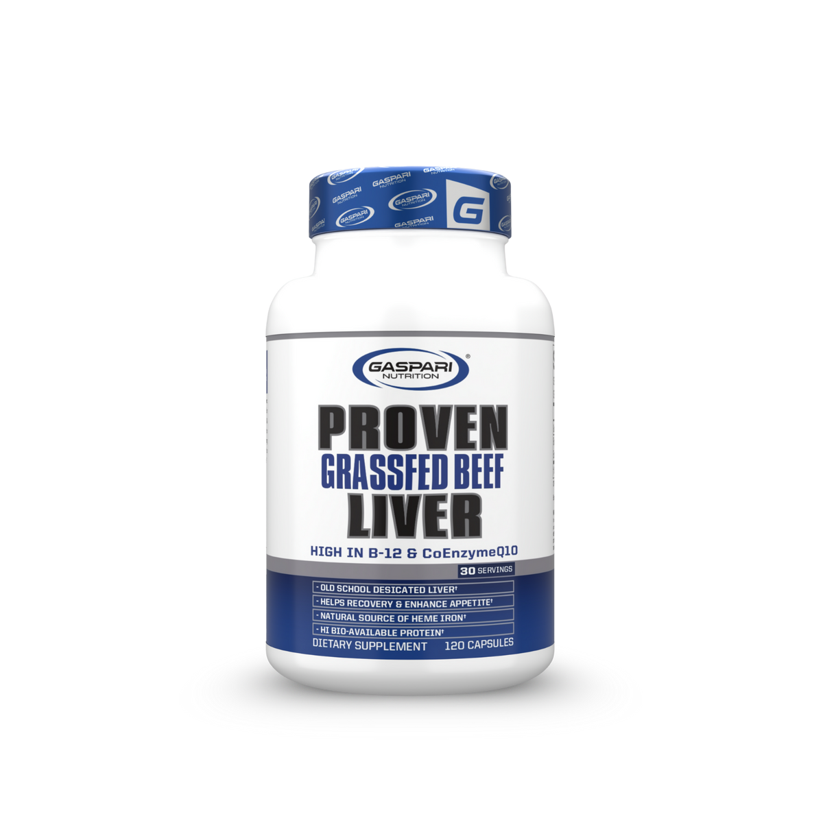 Proven Grassfed Beef Liver — 120 capsules — one included in the Mummy Monster Box