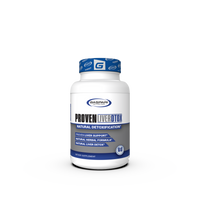 Proven Liver DTOX supplement bottle by Gaspari Nutrition featuring a sleek design and clear labeling for detoxification support.