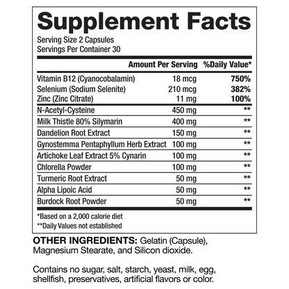 Proven Liver DTOX - Natural Detoxification - Gaspari Nutrition - #tag1# - #tag2# - #tag3# - #tag4#