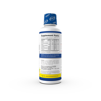 Back of the Proven Pump supplement bottle showing detailed supplement facts and ingredients for the lemon drop flavor.