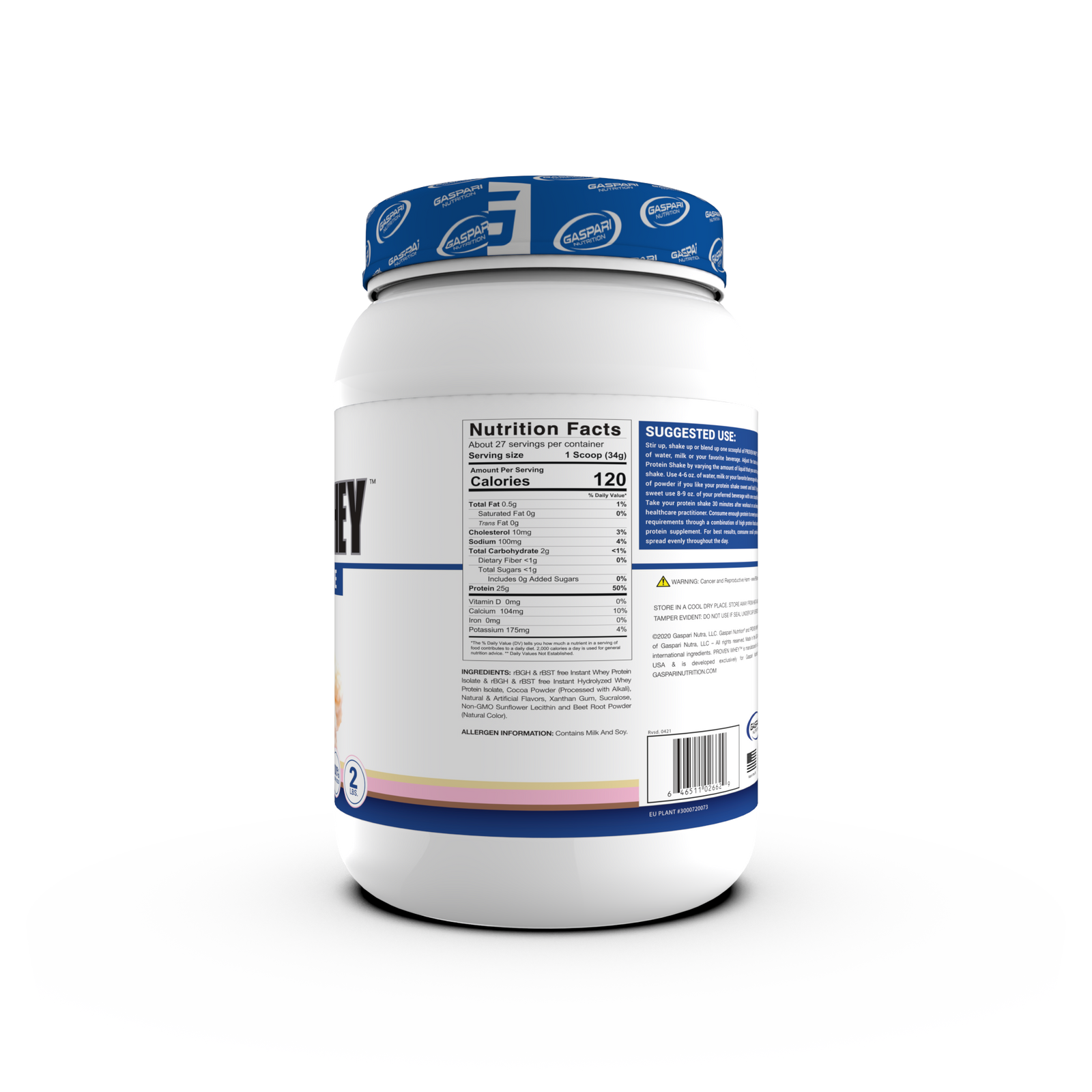 Overview image of Gaspari Proven Whey – 100% Hydrolyzed Whey Protein Isolate product highlighting its Whey Protein quality for athletes.