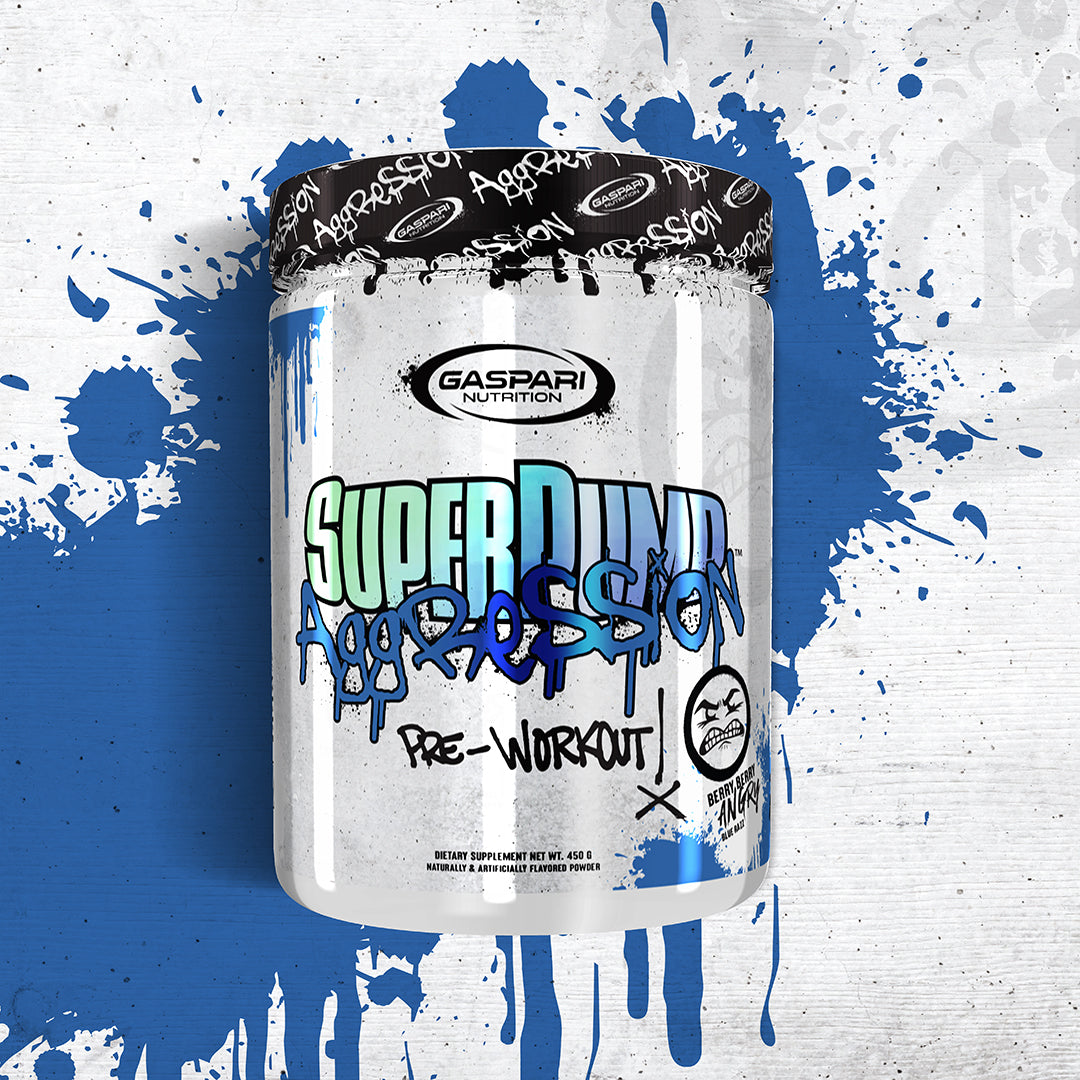 SuperPump Aggression - Next-Gen Pre-Workout supplement - berry berry angry flavor