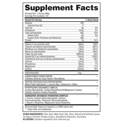 Gaspari Nutrition SizeOn muscle building supplement facts