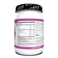Supplement facts and usage instructions for SizeOn Get Swole Grape Cooler, tailored for Intra-Workout.
