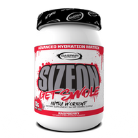 SizeOn Get Swole in Raspberry flavor, designed for delicious Intra-Workout replenishment.