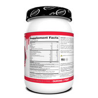 Detailed supplement facts for SizeOn Get Swole Raspberry, formulated for optimal Intra-Workout results.