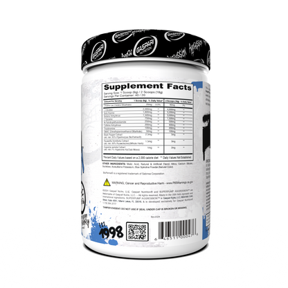 Pre-Workout SuperPump Aggression – Next-Gen Energy & Pump Booster (20/40 Serving) (Japan)