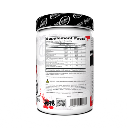 Pre-Workout SuperPump Aggression – Next-Gen Energy & Pump Booster (20/40 Serving) (Japan)
