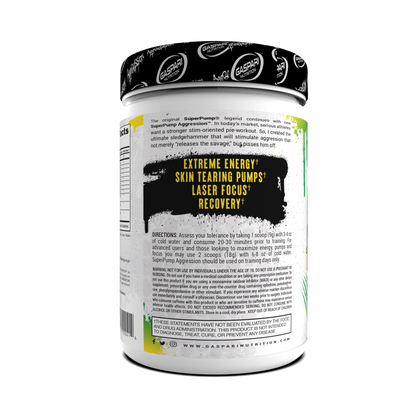 Pre-Workout SuperPump Aggression – Next-Gen Energy & Pump Booster (20/40 Serving) (Japan)