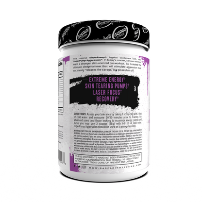 Pre-Workout SuperPump Aggression – Next-Gen Energy & Pump Booster (20/40 Serving) (Japan)