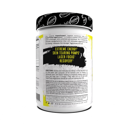 Pre-Workout SuperPump Aggression – Next-Gen Energy & Pump Booster (20/40 Serving) (Japan)