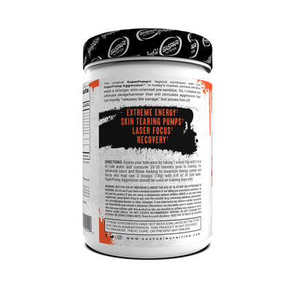 Pre-Workout SuperPump Aggression – Next-Gen Energy & Pump Booster (20/40 Serving) (Japan)