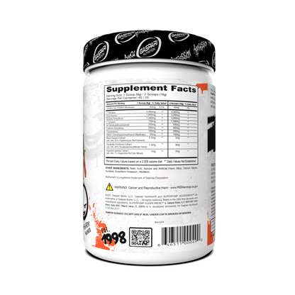 Pre-Workout SuperPump Aggression – Next-Gen Energy & Pump Booster (20/40 Serving) (Japan)