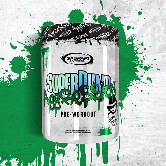 SuperPump Aggression Pre-Workout in Jersey Mobster Italian Ice Flavor