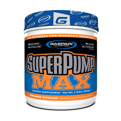 SuperPump Max — Orange Cooler, 40 servings (640g) — one included in the Werewolf Monster Box