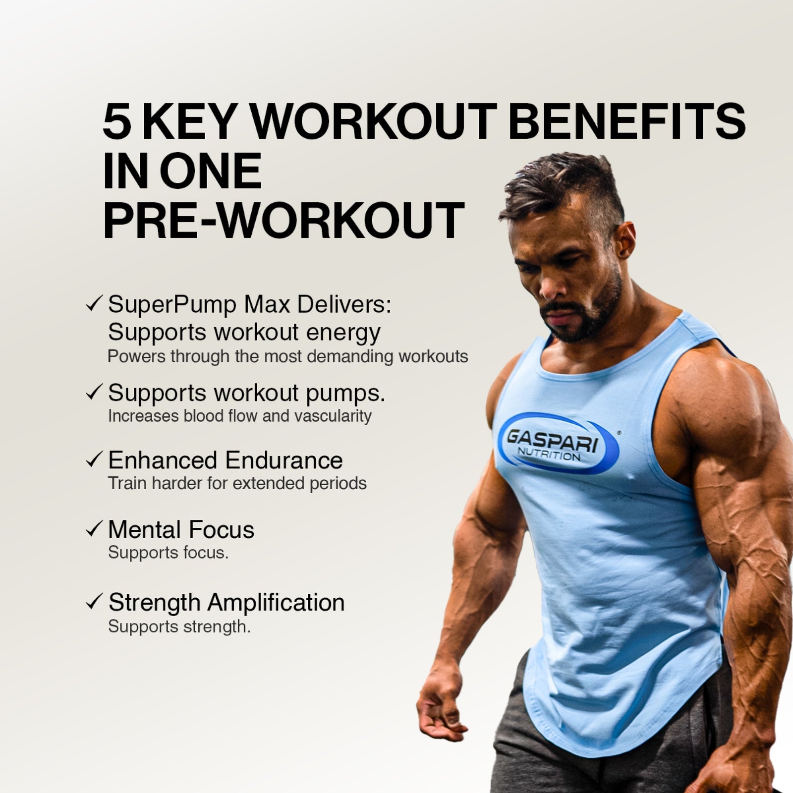 SuperPump Max New Formula transparent-label pre-workout – 3000mg creatine, 3000mg HMB, Blue Raspberry, 30 servings
