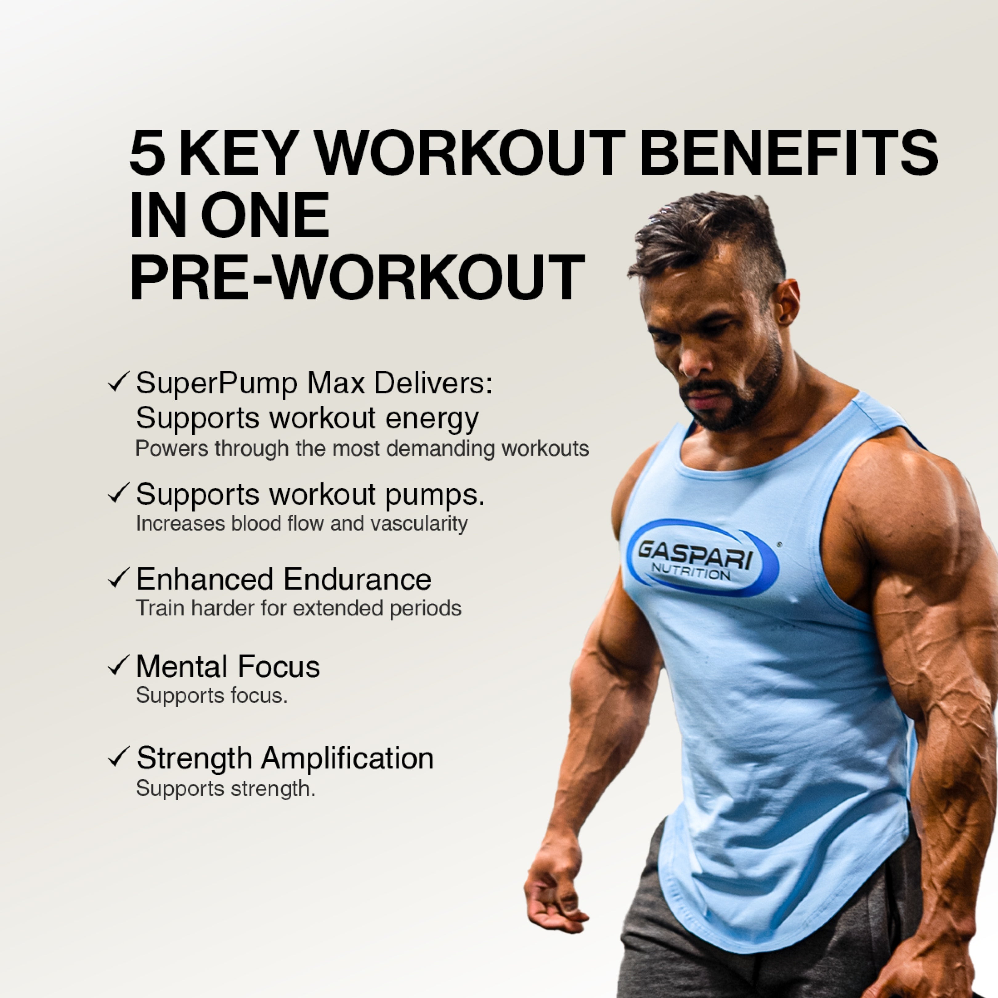 SuperPump Max New Formula transparent-label pre-workout – 3000mg creatine, 3000mg HMB, Blue Raspberry, 30 servings
