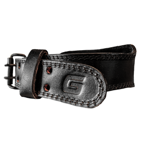 Gaspari - Genuine Leather Weight Belt + Beanie Bundle