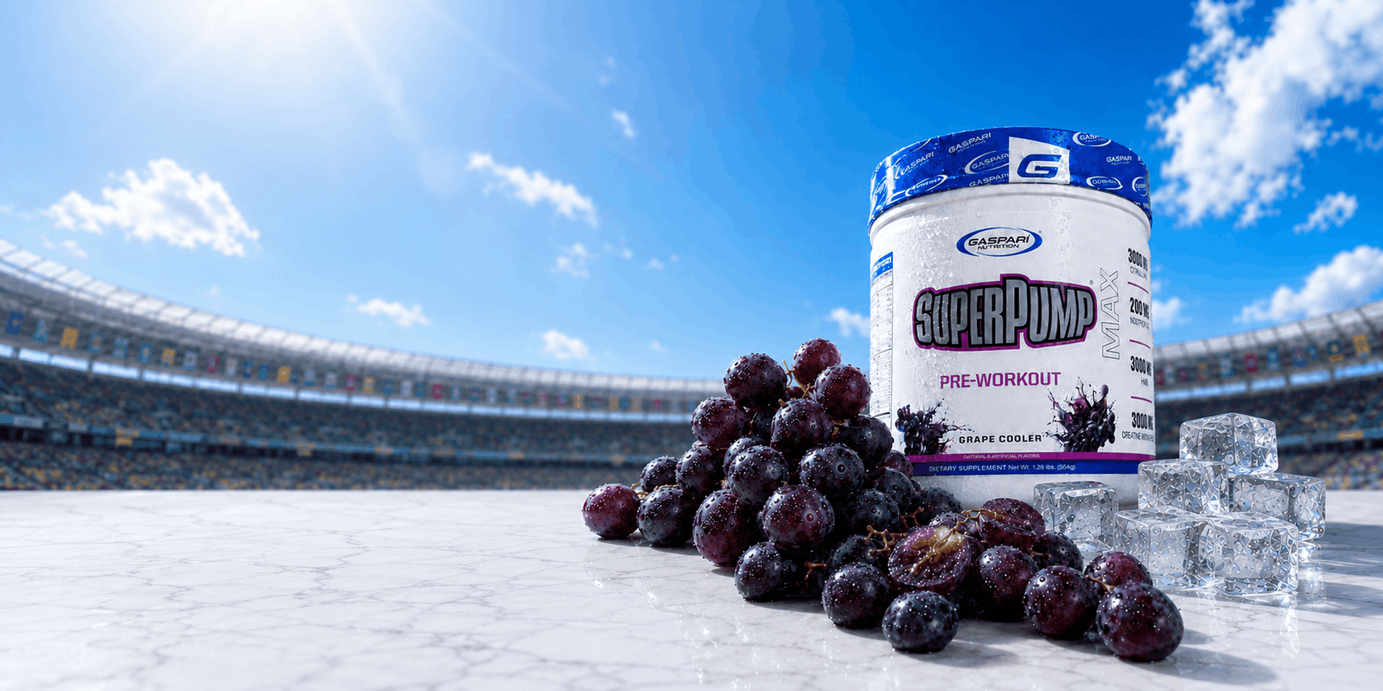 Superpump Max Grape Cooler is back with all new formula