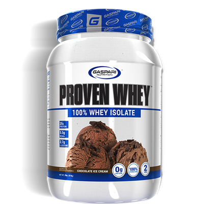 Proven Whey chocolate whey protein isolate by Gaspari Nutrition