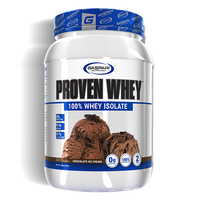 Proven Whey chocolate whey protein isolate by Gaspari Nutrition